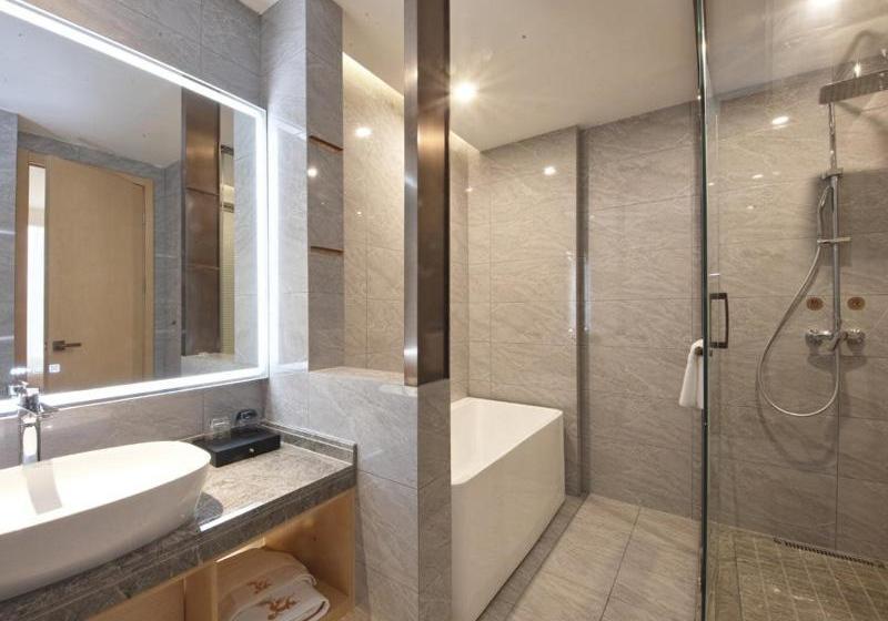 בית מלון כפרי Greentree Eastern Bengbu Huanyuan Bus Station Jingshan Townhall