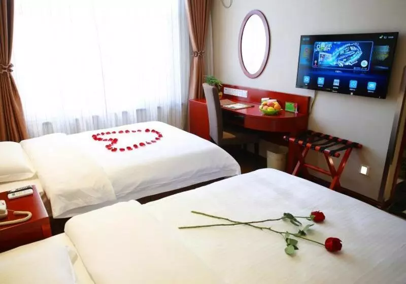 Hotelli Greentree Inn Xinjiang Bole Wanxianghui Express