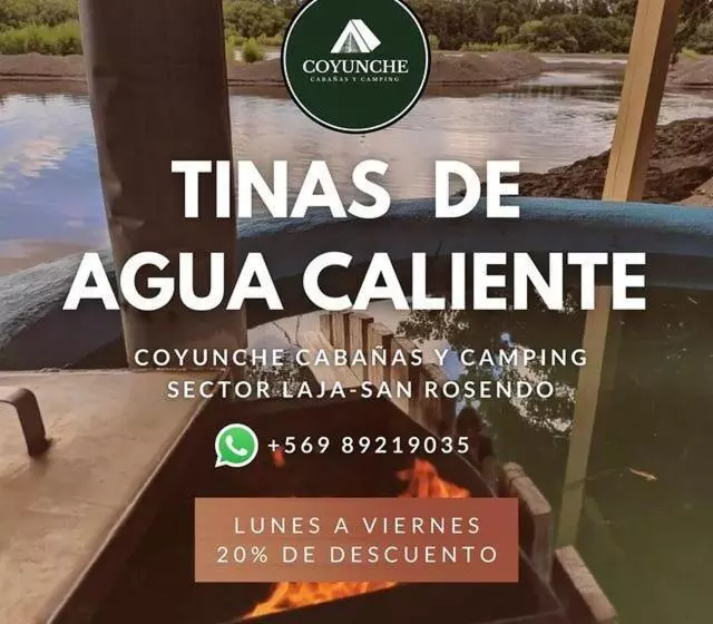 ユースホステル Coyunche Cabañas Y Camping Laja & San Rosendo