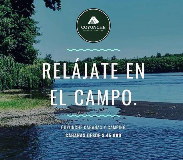 فندق صغير Coyunche Cabañas Y Camping Laja & San Rosendo