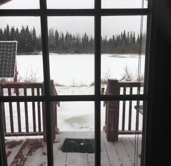 צימר Alaska Log Cabins On The Pond