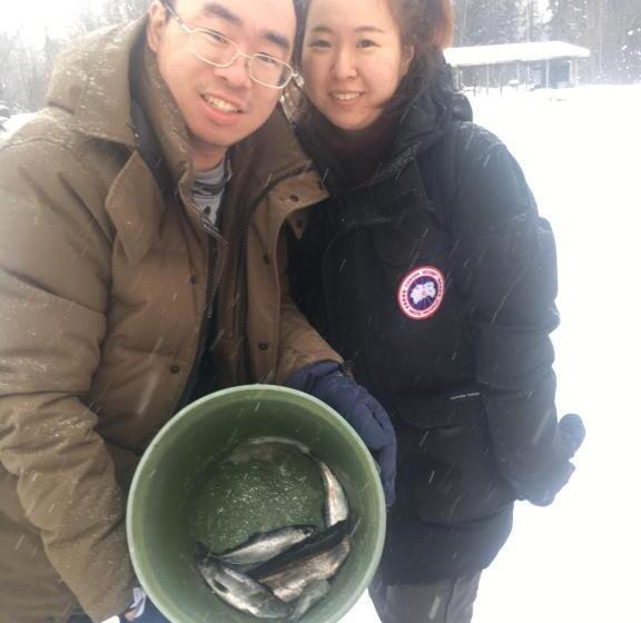 צימר Alaska Log Cabins On The Pond