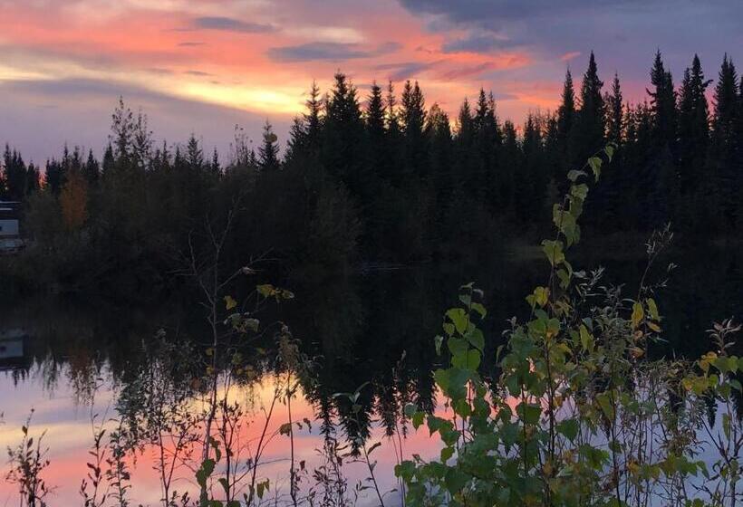 צימר Alaska Log Cabins On The Pond