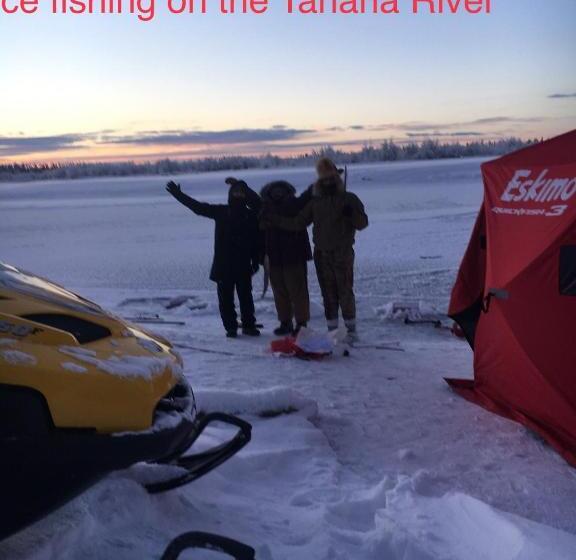 צימר Alaska Log Cabins On The Pond