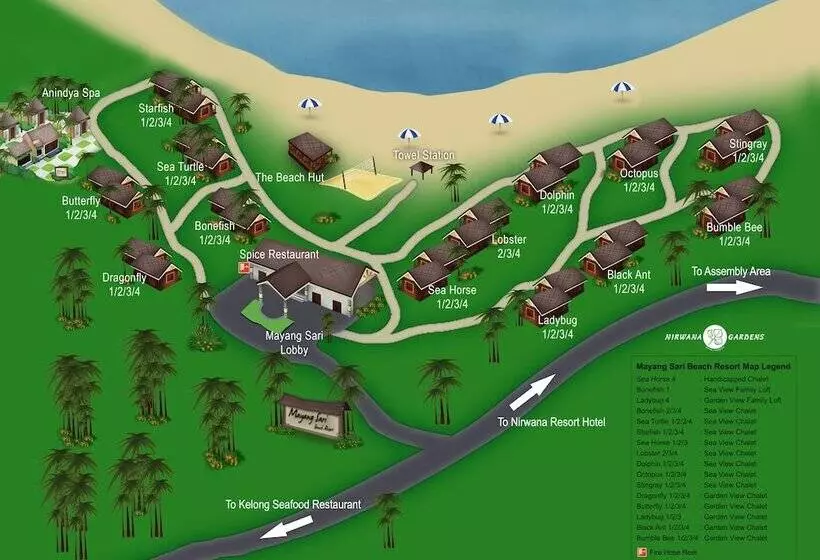 호텔 Mayang Sari Beach Resort