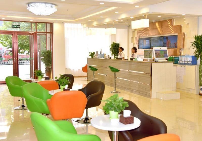 בית מלון כפרי Greentree Inn Hebei Baoding Anguo Baoheng Road Trading Hall Express