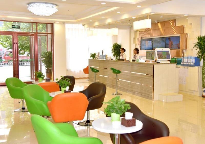 בית מלון כפרי Greentree Inn Hebei Baoding Anguo Baoheng Road Trading Hall Express