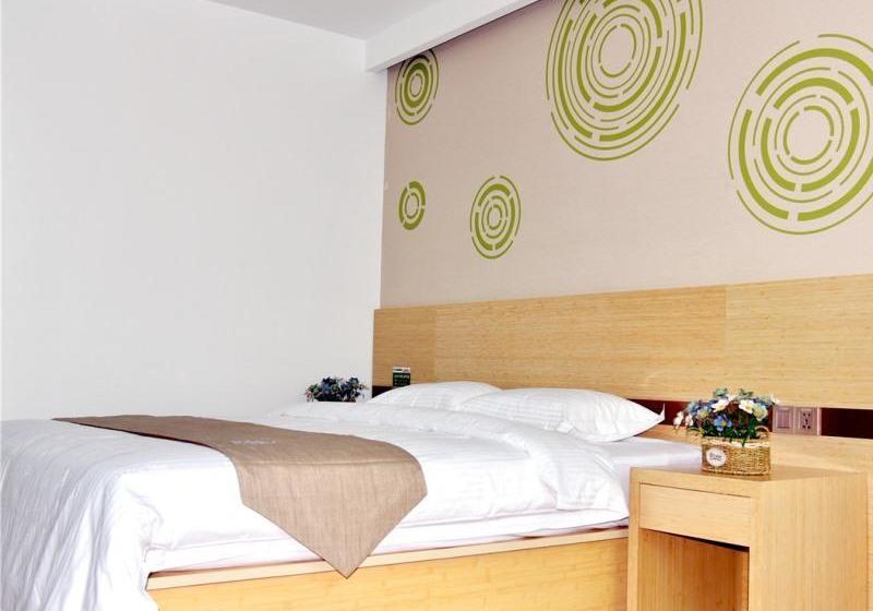 בית מלון כפרי Greentree Inn Hebei Baoding Anguo Baoheng Road Trading Hall Express