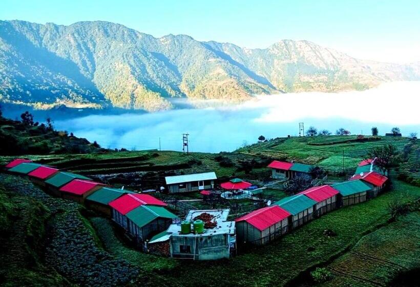 Bamboo Junction Resort   Kanatal, Valley & Mountain View