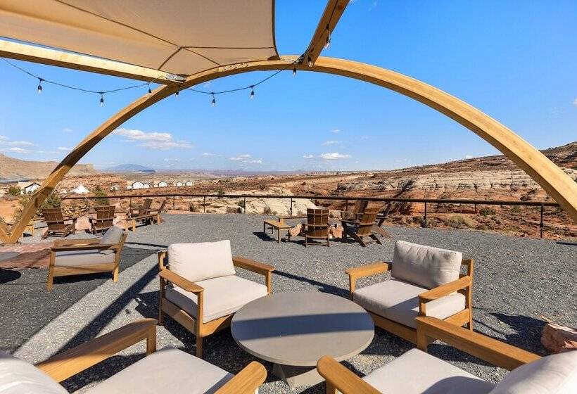 酒店 Under Canvas Lake Powellgrand Staircase