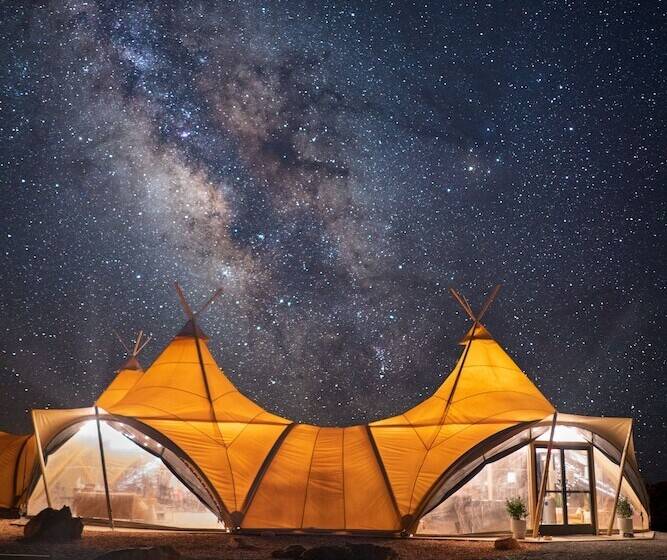 酒店 Under Canvas Lake Powellgrand Staircase