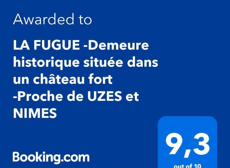 펜션 La Fugue Chambres D  Hôtes De Charme , Demeure Historique,piscine,jardin Proche Uzes Nimes Ales