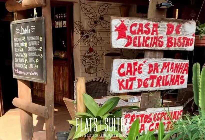 ペンション Lançamento Flats Suite Na Vila De São Jorge   Chapada Dos Veadeiros