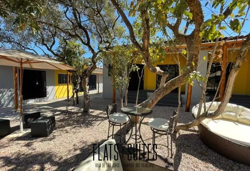 ペンション Lançamento Flats Suite Na Vila De São Jorge   Chapada Dos Veadeiros