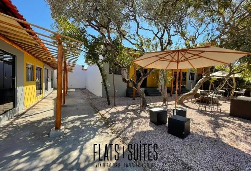 ペンション Lançamento Flats Suite Na Vila De São Jorge   Chapada Dos Veadeiros
