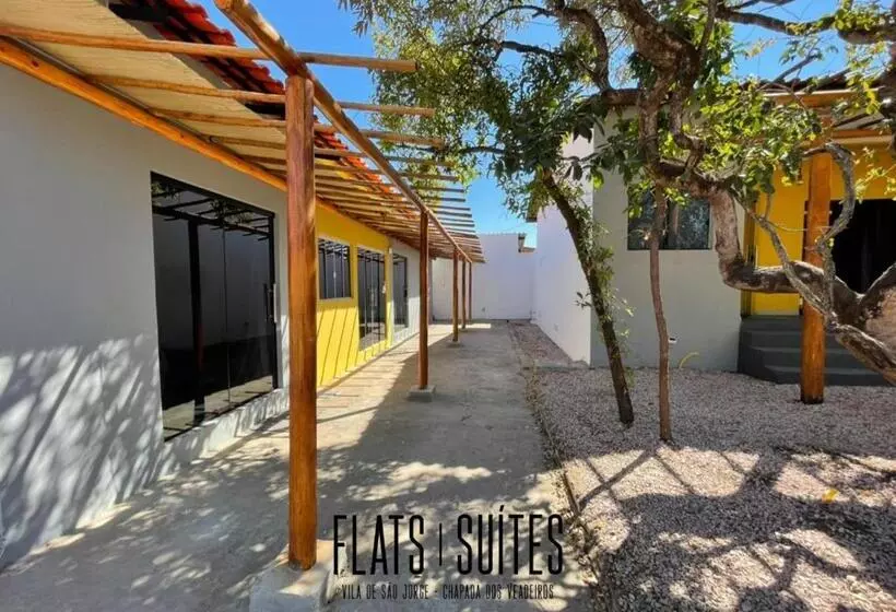 ペンション Lançamento Flats Suite Na Vila De São Jorge   Chapada Dos Veadeiros