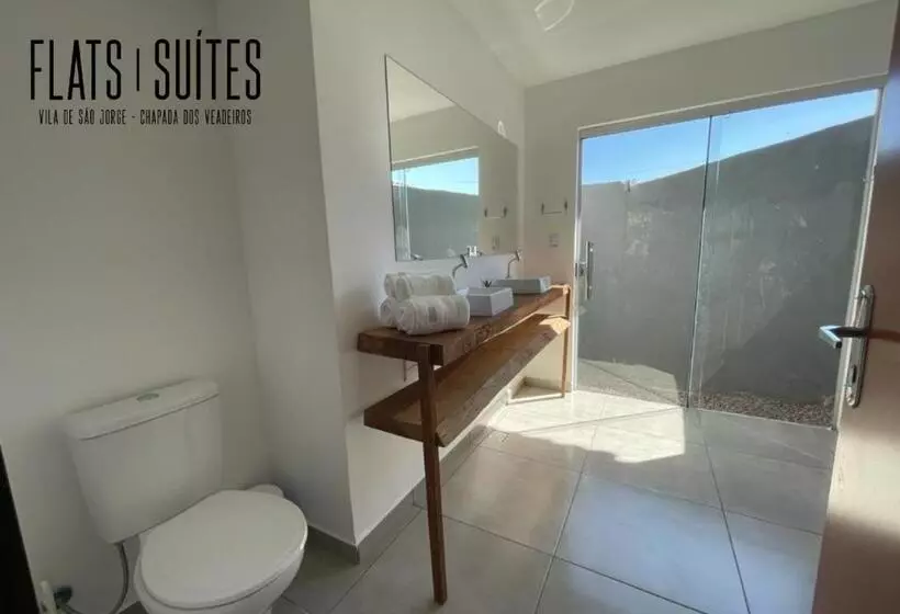 ペンション Lançamento Flats Suite Na Vila De São Jorge   Chapada Dos Veadeiros