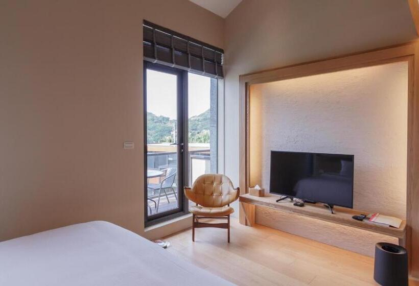 تختخواب و صبحانه 金漫會館 金瓜石九份景觀民宿 Jien Mount Villas