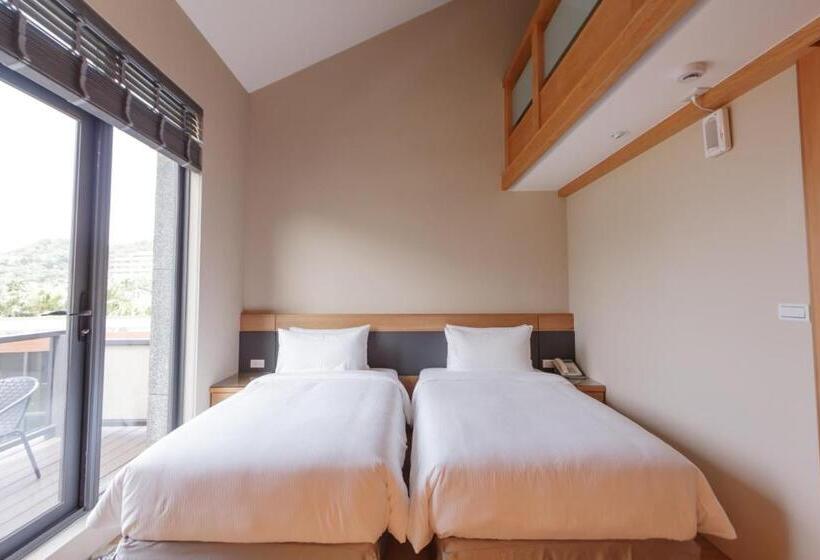 تختخواب و صبحانه 金漫會館 金瓜石九份景觀民宿 Jien Mount Villas