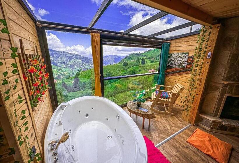 مبيت وإفطار Organic Village Bungalow