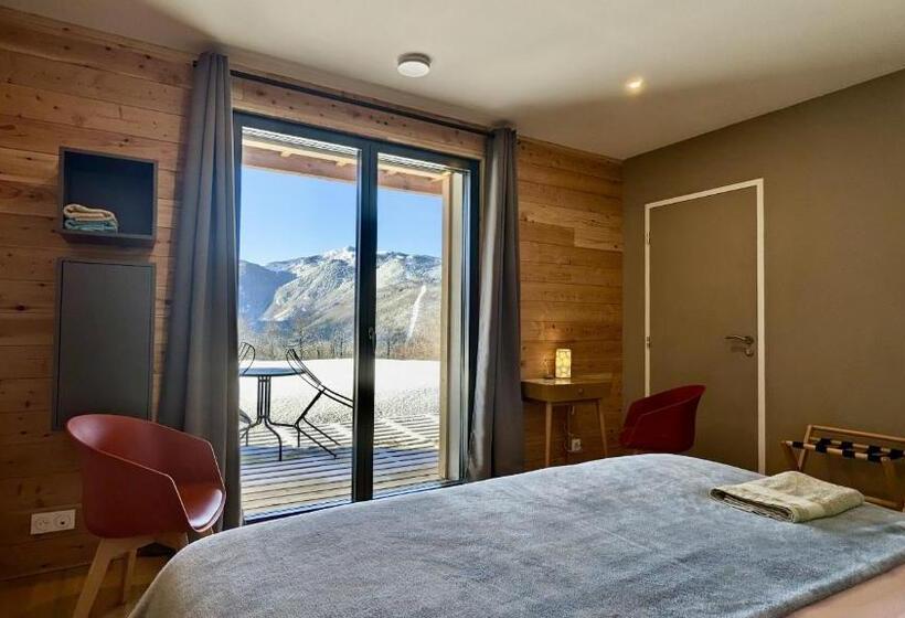 تختخواب و صبحانه Balcons De Sorgeat Chambres D Hôtes Ecolodge En Montagne
