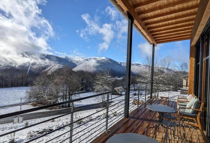تختخواب و صبحانه Balcons De Sorgeat Chambres D Hôtes Ecolodge En Montagne