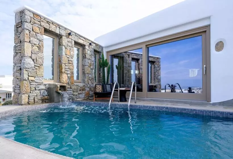 ペンション Vrachos Suites Mykonos