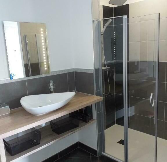 호텔 Le Ptit Spa De L Abbaye Suite Love Et Spa Privé