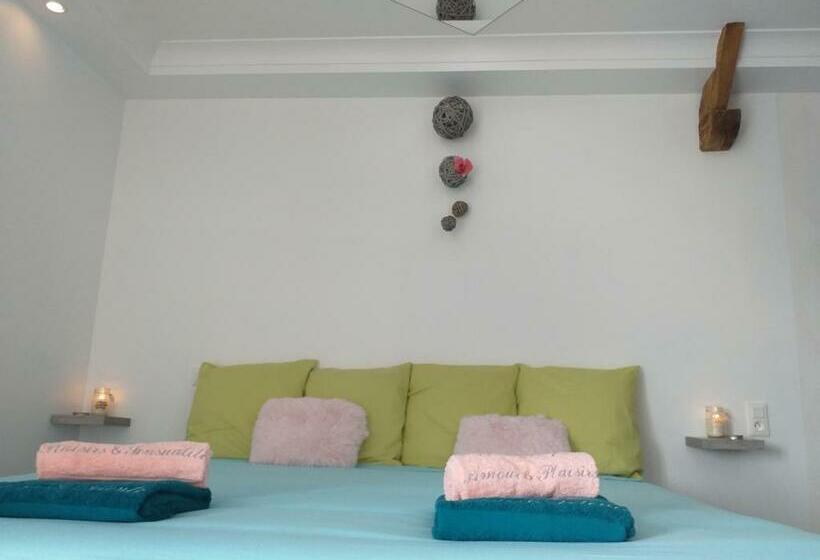 호텔 Le Ptit Spa De L Abbaye Suite Love Et Spa Privé