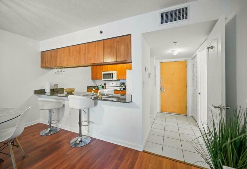 Luxurious 1br High Rise Condo Brickell Free Parking