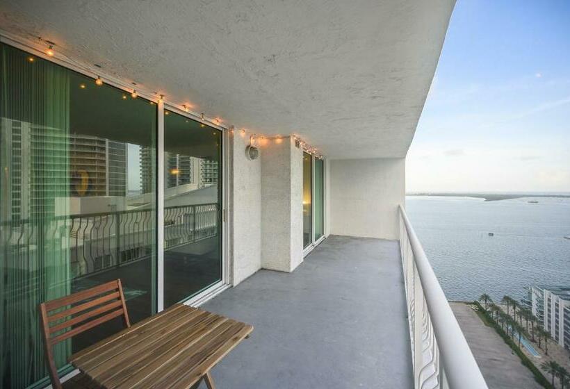 Luxurious 1br High Rise Condo Brickell Free Parking