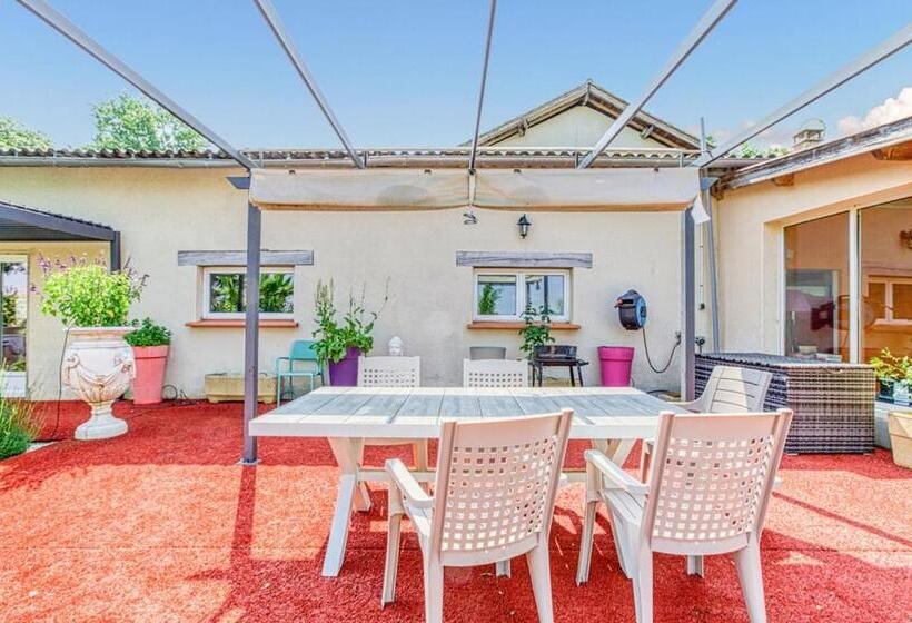 ペンション Agréable Studio Jacuzzi Extérieur