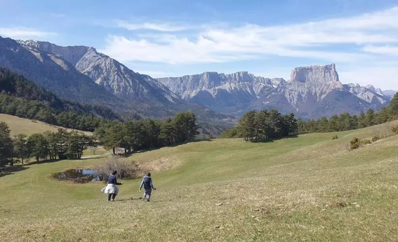 Aamiaismajoitus (B&B) Les Vagabonds Du Mont