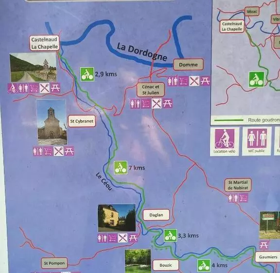 ペンション Le Sourire Du Troubadour   8 Chambres   Baignade à 300 M   Salle De Jeux   Poêle à Bois
