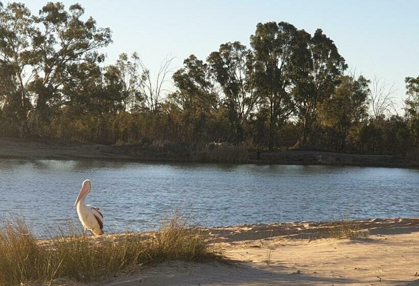بنسيون Riversands Rest Accommodation Paringa   Coobah Cottage