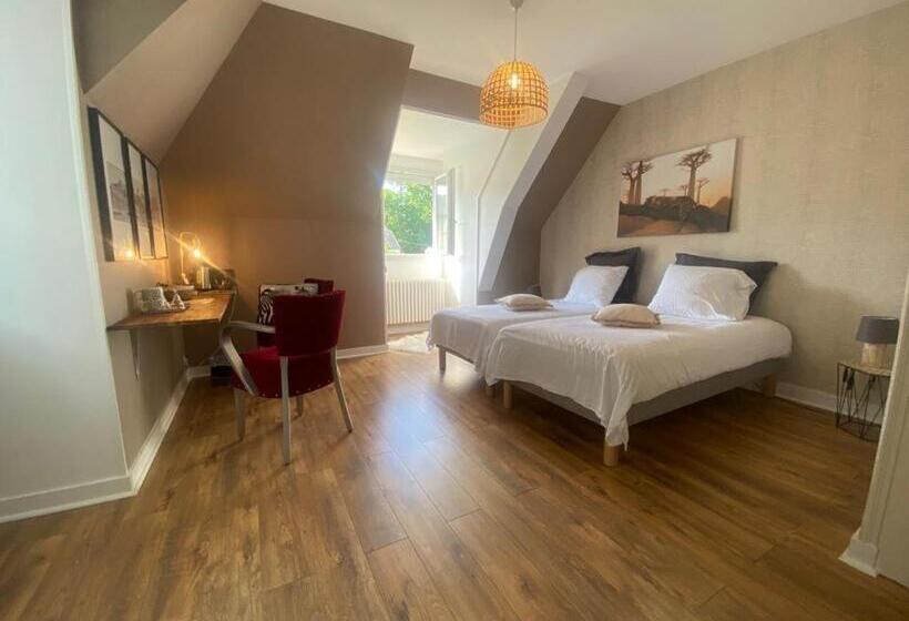 ベッドアンドブレックファースト Chambre D Hôtes De Verdigné Piscine Chauffée Parking Wifi