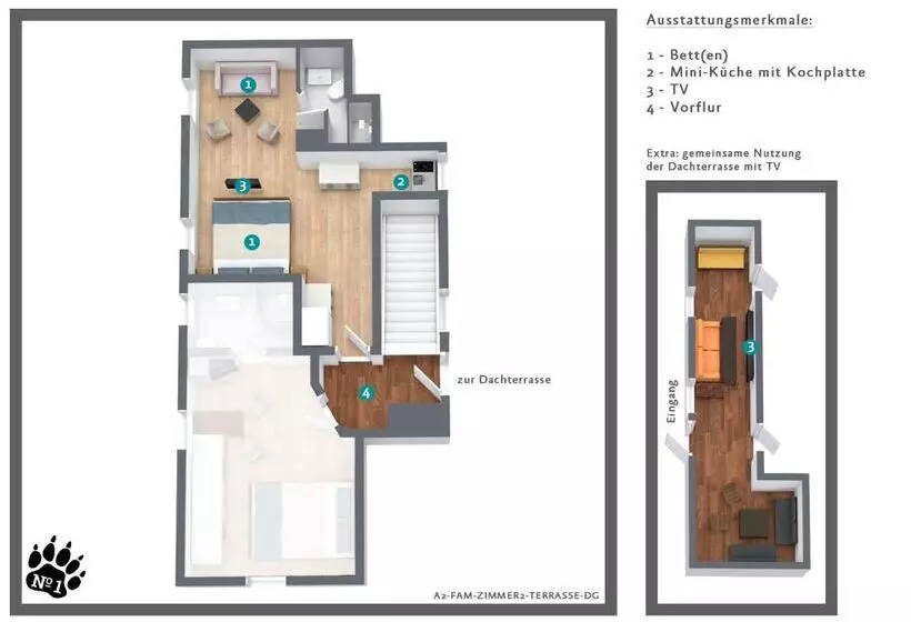 Numero1 Pension Und Cafe
