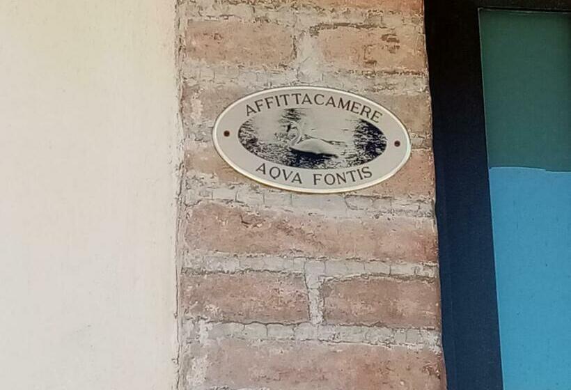 펜션 Affittacamere Aqva Fontis