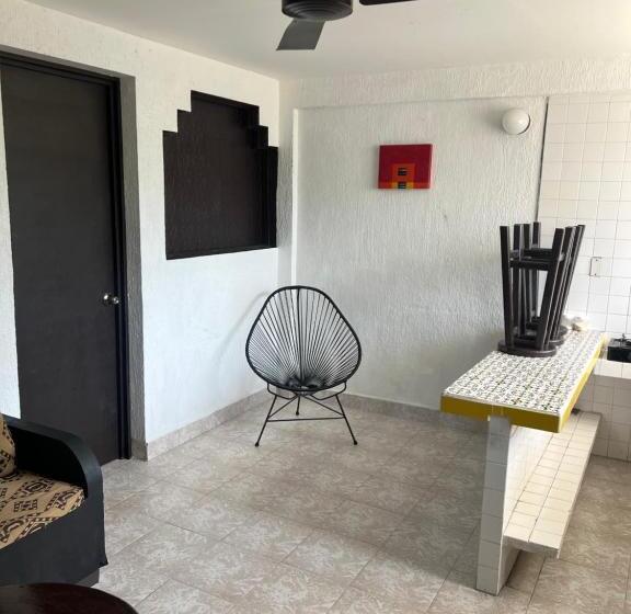 فندق Magallanes Con Cocineta 100 Metros De Playa