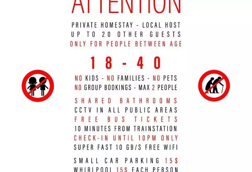 Retkeilymaja Young Backpackers Homestay