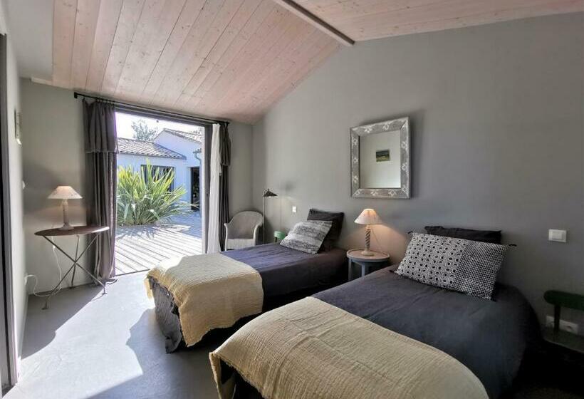 بنسيون Derrière La Plage : Suite, Patio Et Pergola