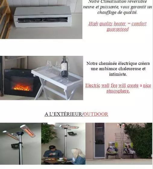 Aamiaismajoitus (B&B) Chambre Direct Piscine