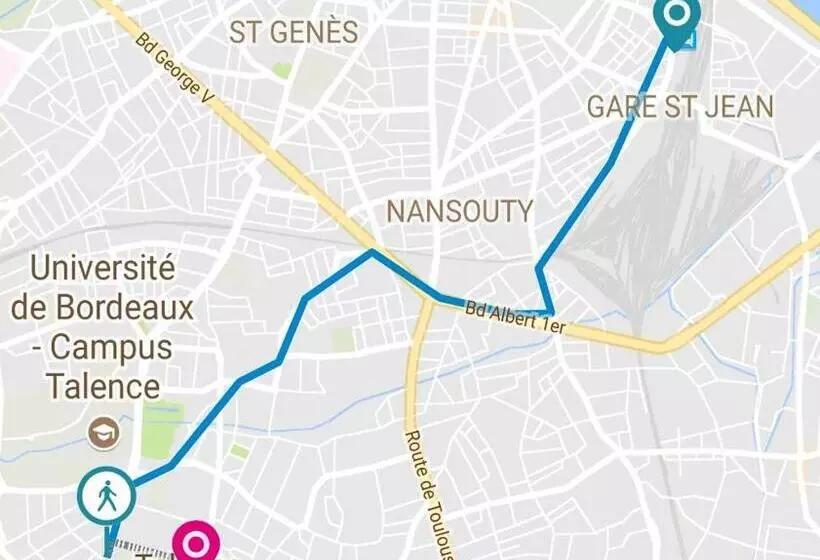 Aamiaismajoitus (B&B) Chambre Direct Piscine