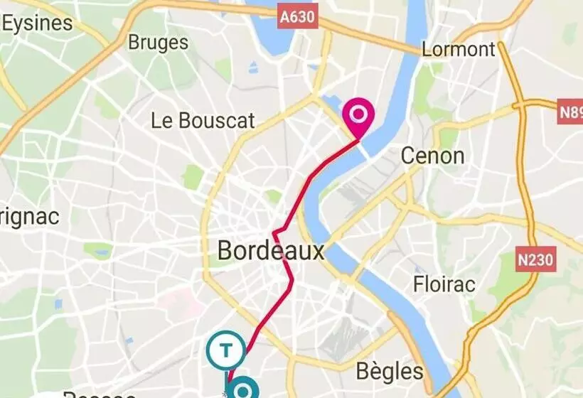 Aamiaismajoitus (B&B) Chambre Direct Piscine