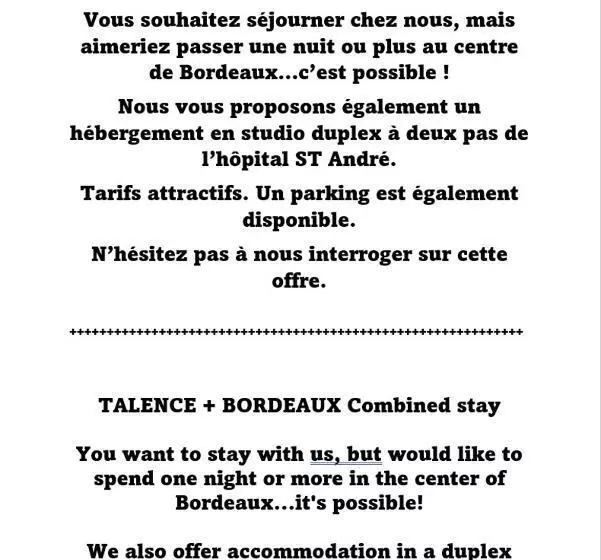 Aamiaismajoitus (B&B) Chambre Direct Piscine