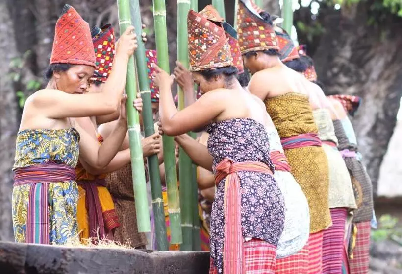ユースホステル Budaya Kaki Rinjani
