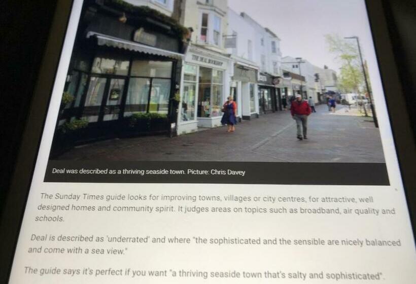 مبيت وإفطار Endearing Edwardian House In Quaint Deal, Kent