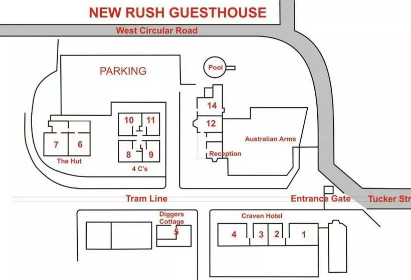 پانسیون New Rush Guest House