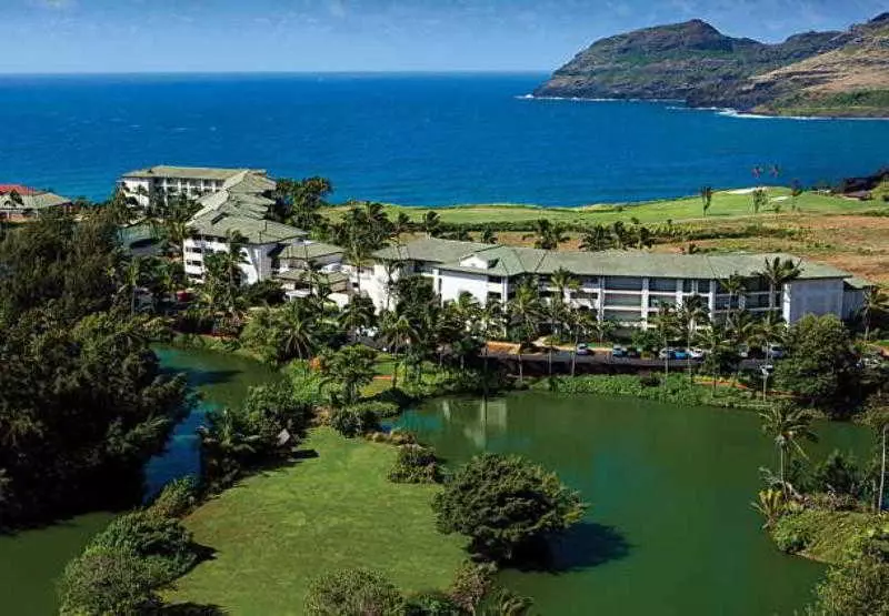 호텔 Marriott S Kauai Lagoons Kalanipu U