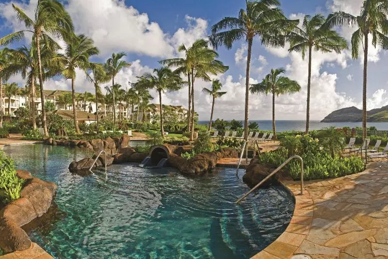 호텔 Marriott S Kauai Lagoons Kalanipu U